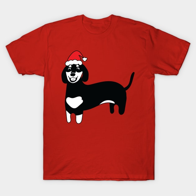 Christmas Dachshund T-Shirt by holidaystore